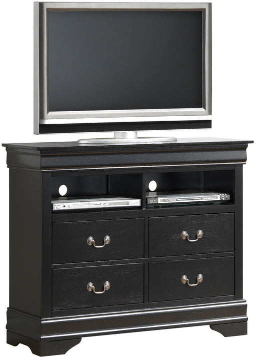 Glory Furniture Louis Phillipe Black Media Chest