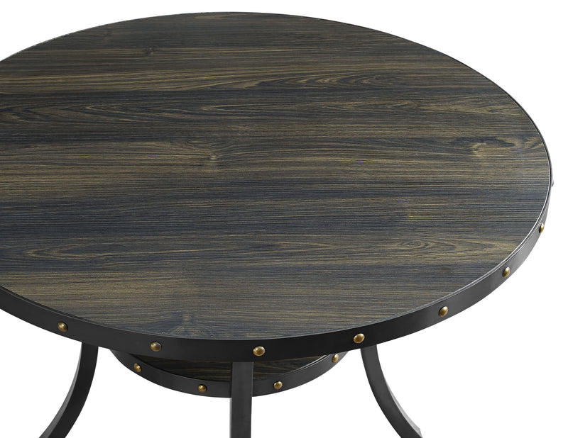 New Classic Furniture Crispin Smoke 48 Inch Round Dining Table