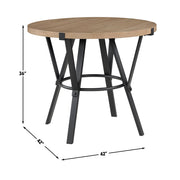 Steve Silver Magnolia Light Brown 42 Inch Round Counter Table