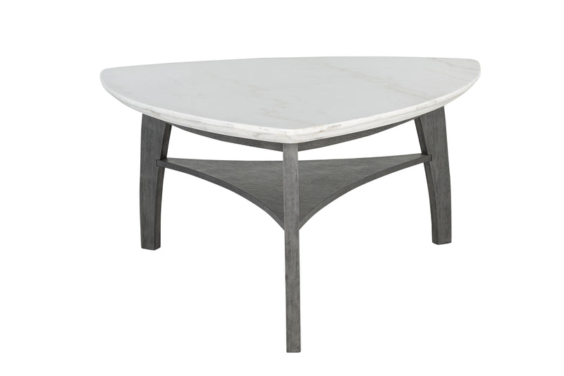 Global Furniture D8192 Light Grey Triangle Dining Table
