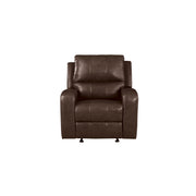 New Classic Furniture Linton Brown Glider Recliner With Power Footrest