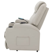 Coaster Furniture Sanger Grey Power Lift Massage Recliner