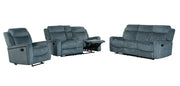 Global Furniture U6024 Dark Grey Glider Recliner