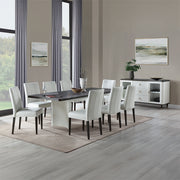 Acme Furniture Carena White Walnut Dining Table