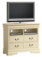 Glory Furniture Louis Phillipe Beige Media Chest