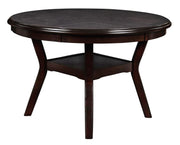 New Classic Furniture Gia Brown Round 5pc Dining Set