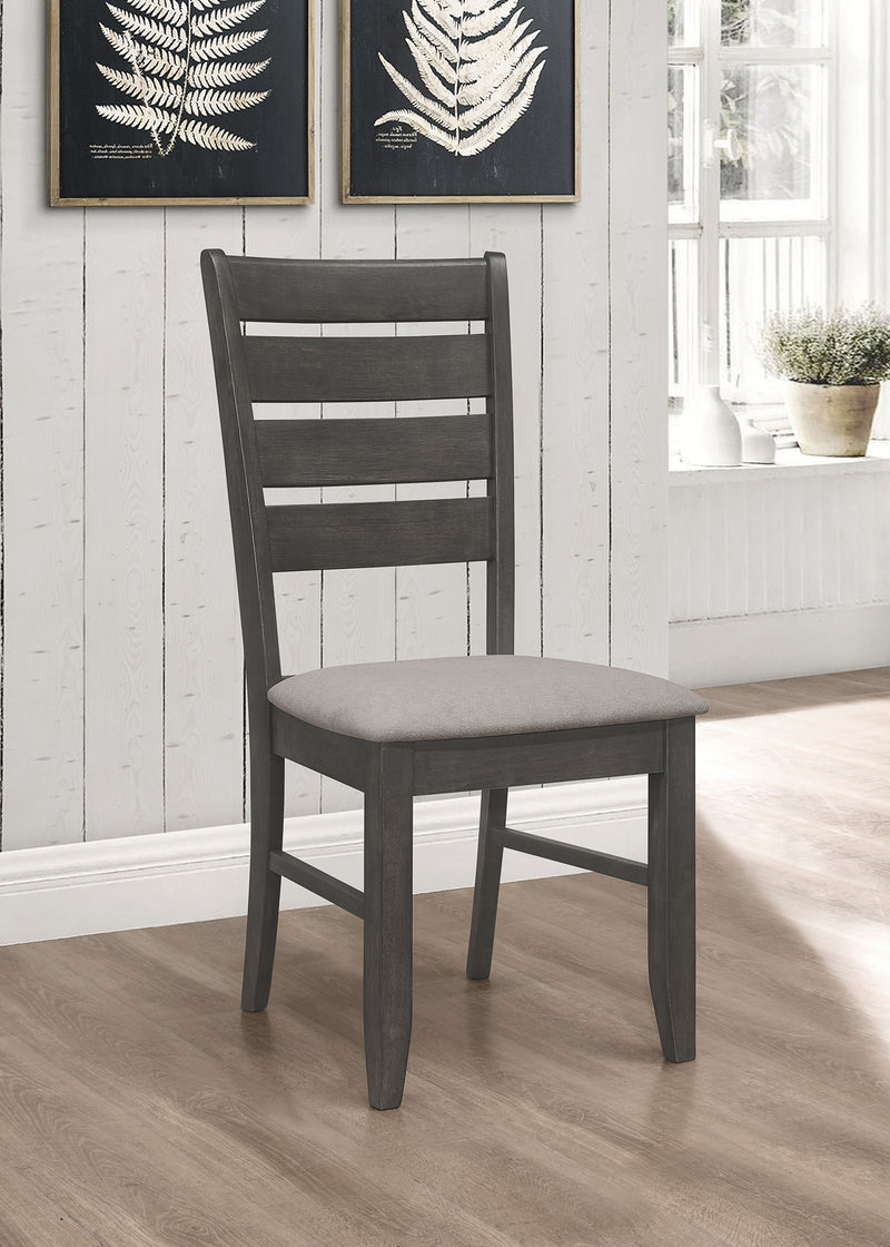Coaster Furniture Dalila Dark Grey 7pc Dining Room Set