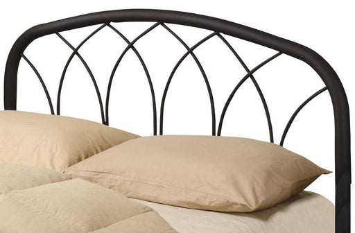 Coaster Furniture Mabel Black Full Queen Arched Headboard with Frame