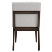 2 Acme Furniture Edwyn Gray Espresso Side Chairs