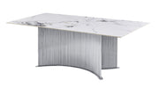 Global Furniture D7070 White Dining Table