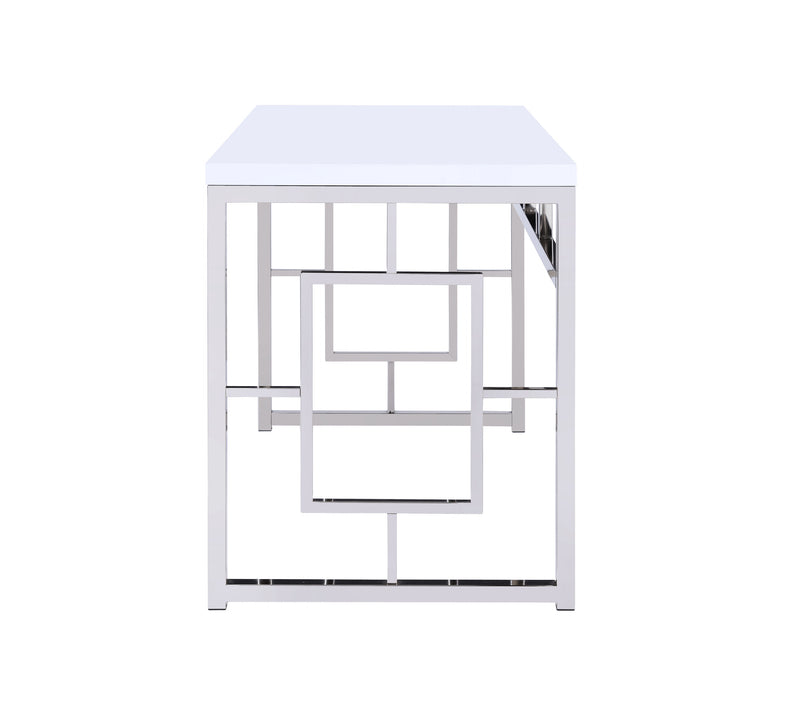 Steve Silver Alize White Bookcase and Desk