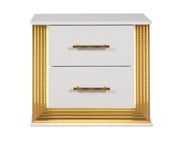 Galaxy Home Obsession White Gold Nightstand