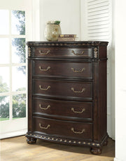 Steve Silver Monte Carlo Cherry Mappa Burl Lift Top Chest