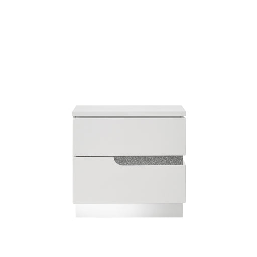 New Classic Furniture Paradox White Nightstand