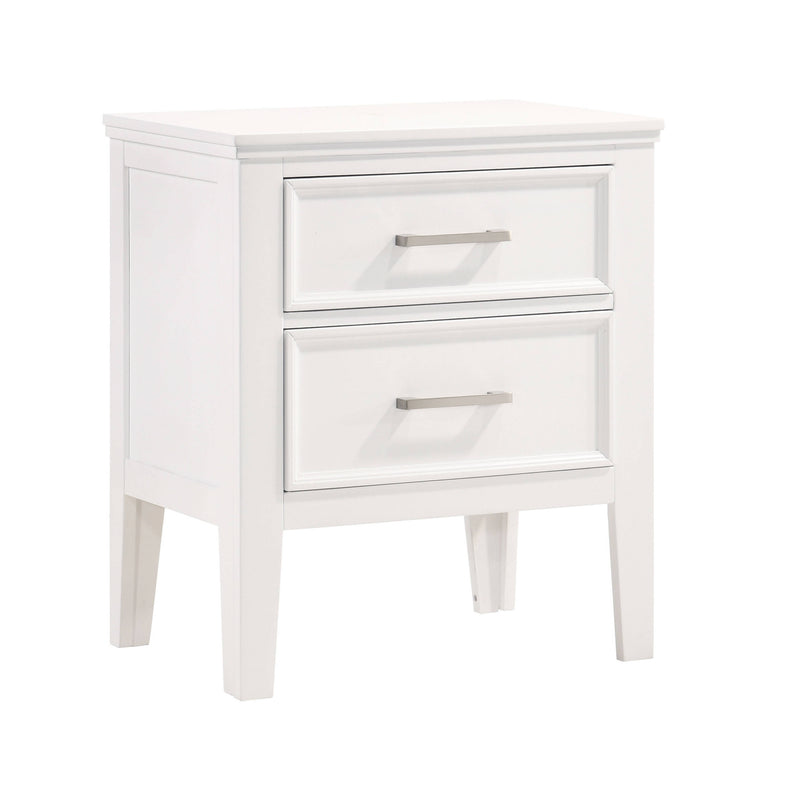 New Classic Furniture Andover White Nightstand
