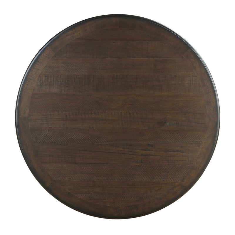 Home Elegance Asher Brown White Beige 5pc Dining Room Set