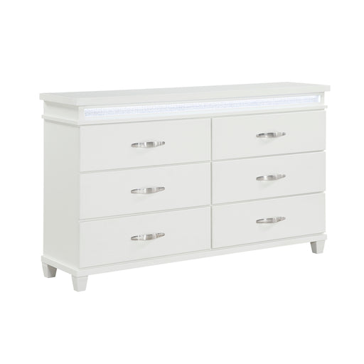Home Elegance Kidman White Dresser