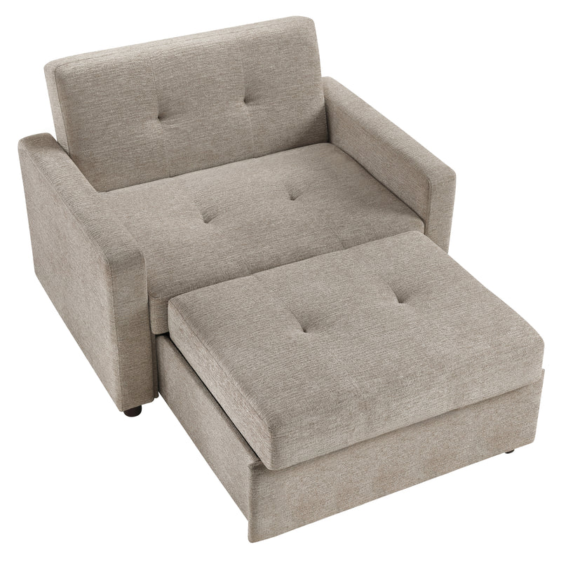 Steve Silver Noah Gray Twin Sleeper Chair