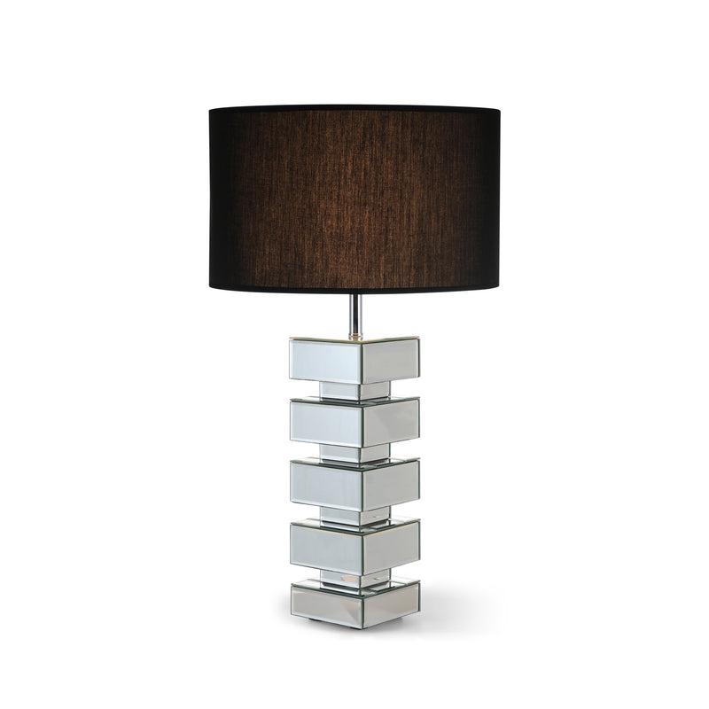 Glory Furniture Silvery Black Table Lamp