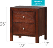 Glory Furniture Burlington Gray Nightstand