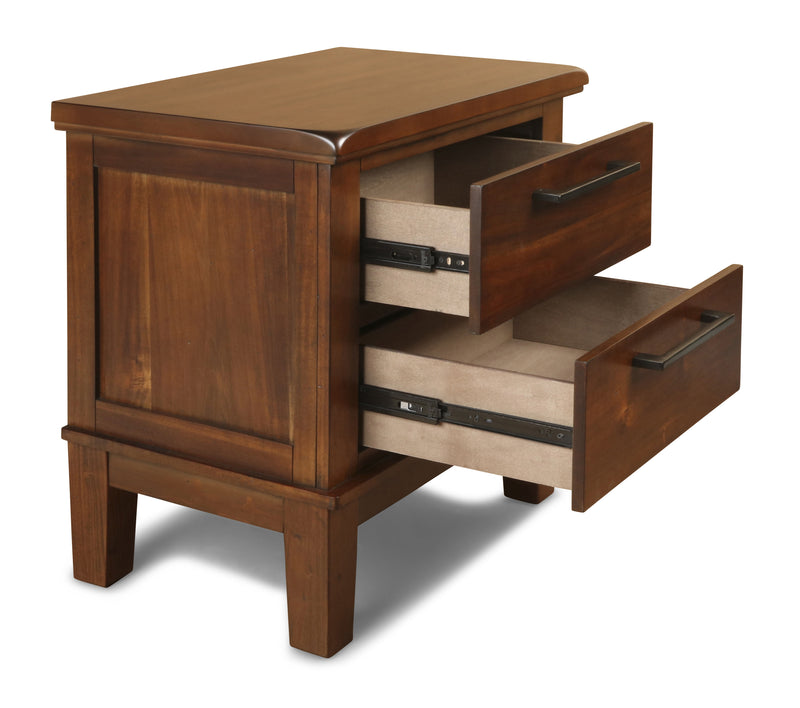 New Classic Furniture Cagney Chestnut Nightstand