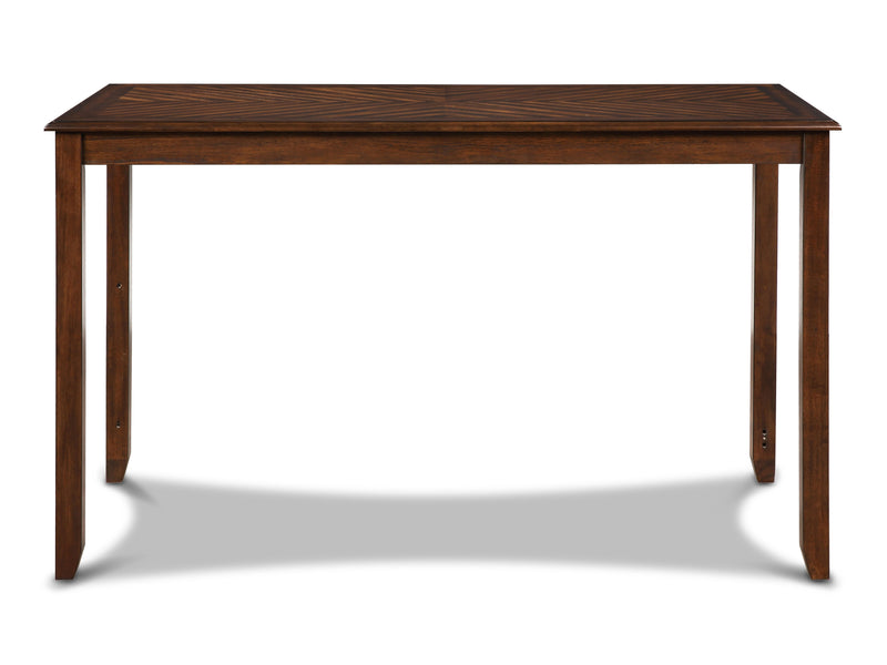 New Classic Furniture Amy Gray 60 Inch 5pc Counter Height Set