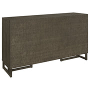 Coaster Furniture Kelly Dark Grey 3 Drawers Storage Sideboard