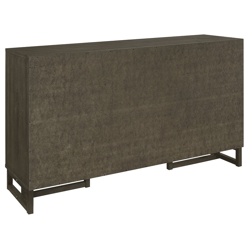 Coaster Furniture Kelly Dark Grey 3 Drawers Storage Sideboard