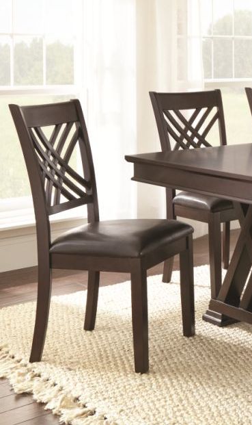 Steve Silver Adrian Dark Brown 7pc Dining Room Set