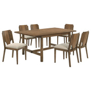 Coaster Furniture Biltmore Walnut Brown 7pc Rectangular Dining Room Set