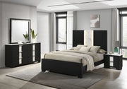 Crown Mark Rangley Black Night Stand