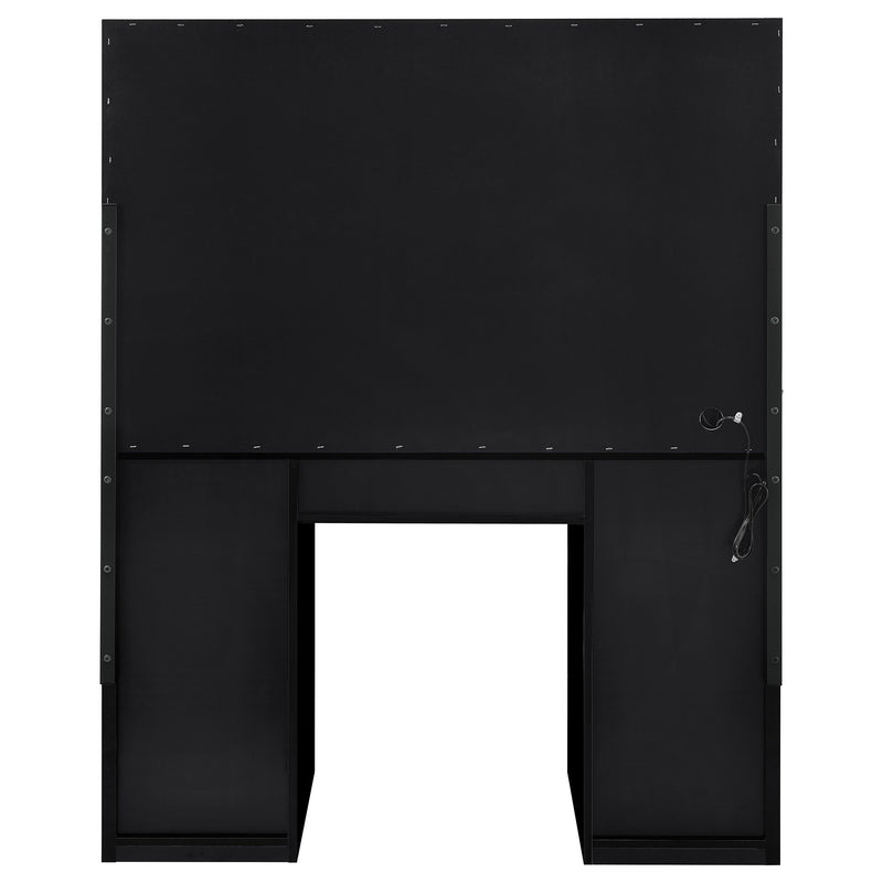 Coaster Furniture Acena Black High Gloss Vanity Set with Lighting