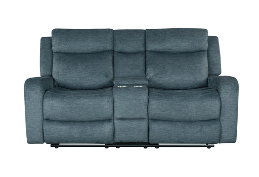 Global Furniture U6024 Dark Grey Console Reclining Loveseat