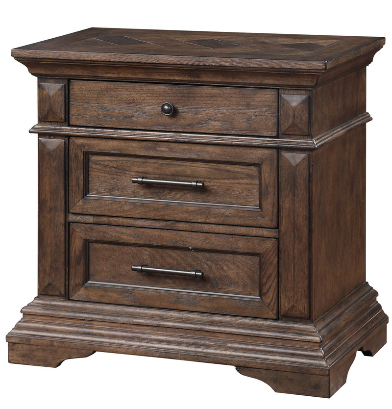 New Classic Furniture Mar Vista Walnut Nightstand