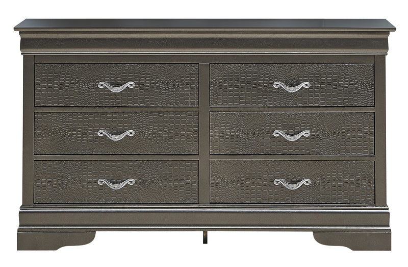Glory Furniture Lorana Silver Champagne Dresser