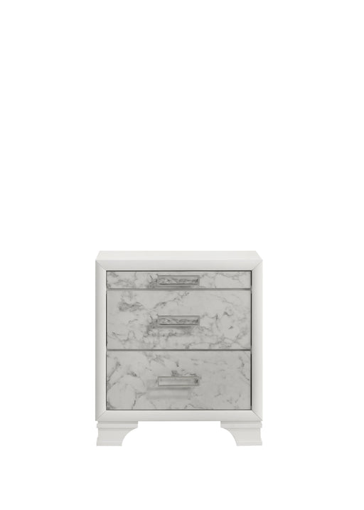 Galaxy Home Soul White Nightstand