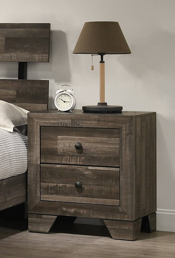 Crown Mark Atticus 2pc Bedroom Set with Queen Platform Bed