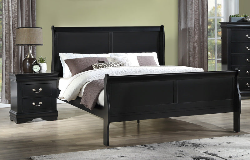 Crown Mark Louis Philip White Night Stand