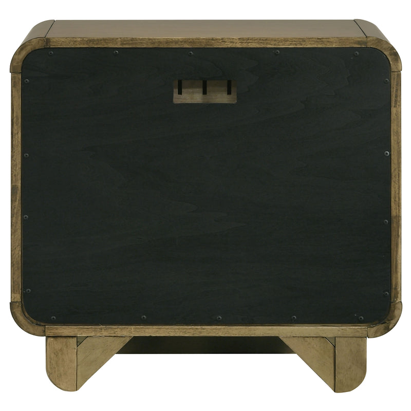 Coaster Furniture Amsbury Nutmeg Brown Nightstand