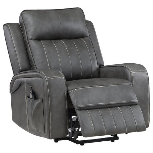 Coaster Furniture Raelynn Grey Power Lift Recliner Chair