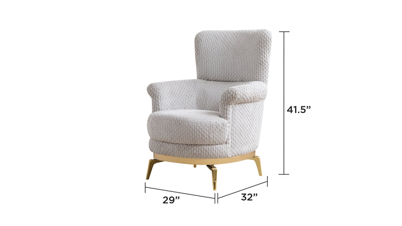 Galaxy Home Zoe Cream Chair