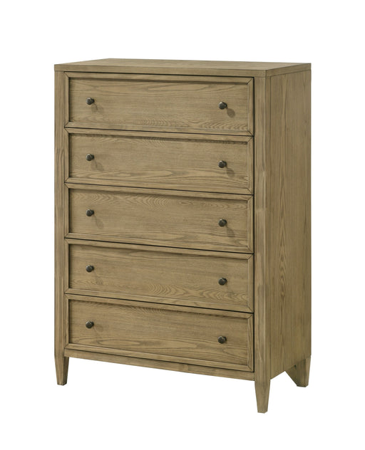 Crown Mark Sienna Antique Brown 5 Drawers Chest