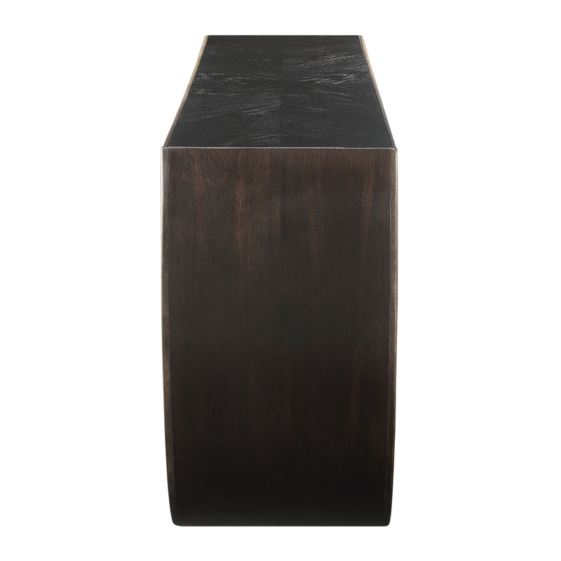 Acme Furniture Maceo Black Gold Console Table