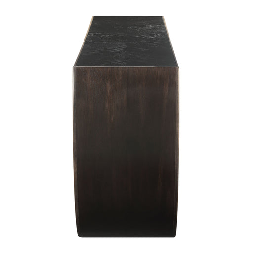Acme Furniture Maceo Black Gold Console Table