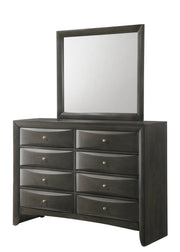 Crown Mark Emily Grey Dresser And Mirror