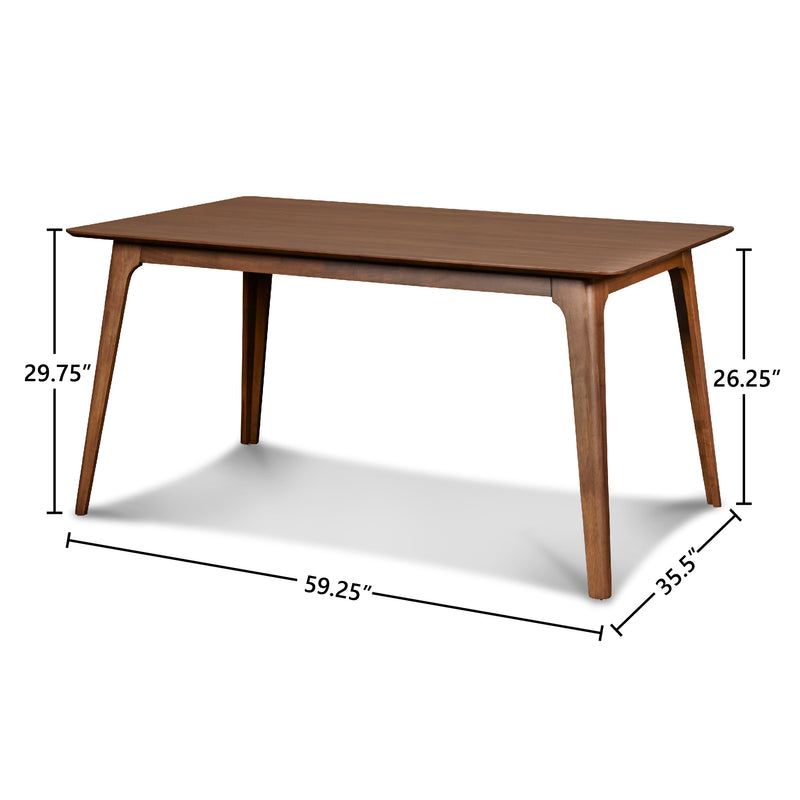 New Classic Furniture Oscar Brown 60 Inch Dining Table