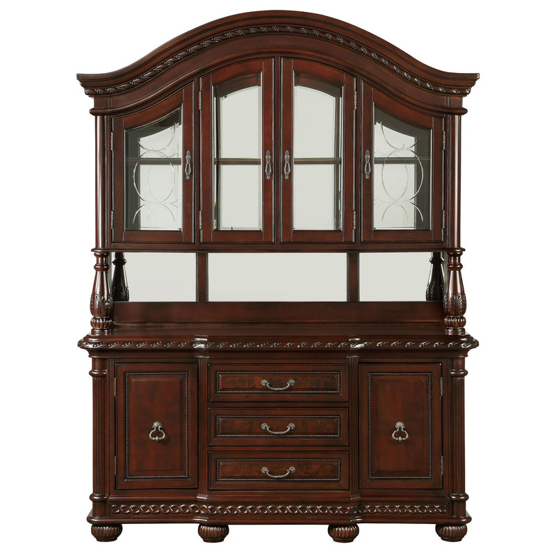 Steve Silver Antoinette Brown Cherry Buffet and Hutch