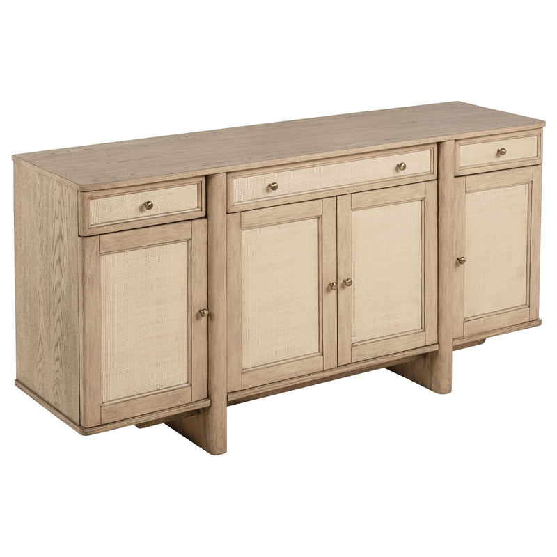Coaster Furniture Kailani Beige Oak Sideboard Buffet