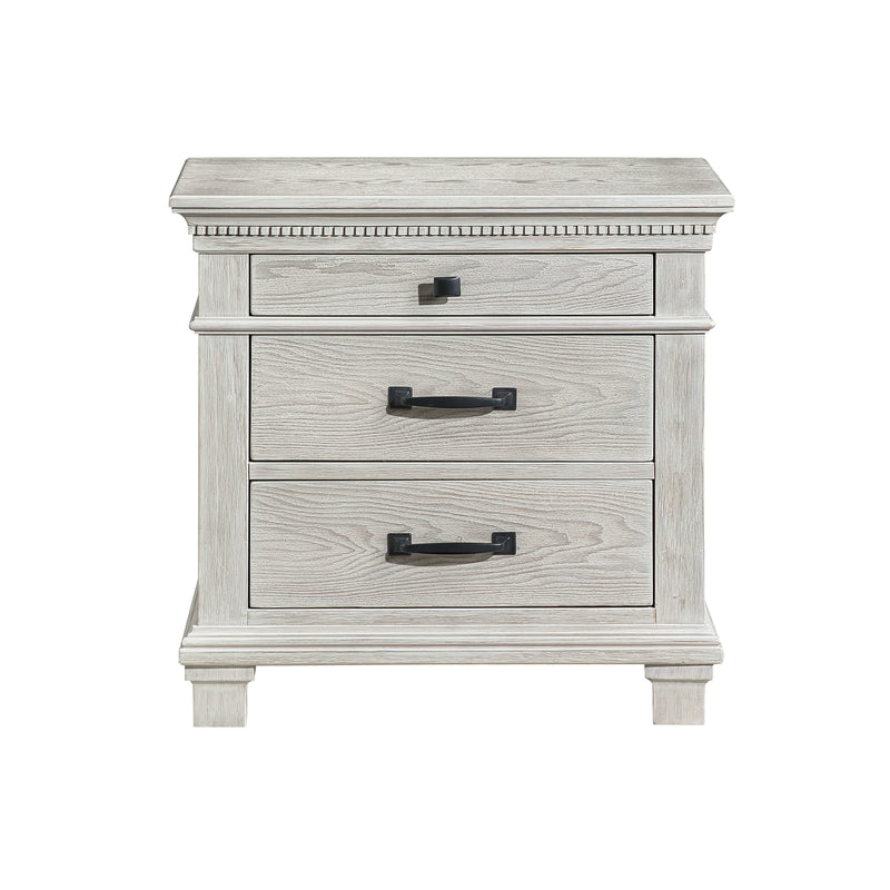 New Classic Furniture Silver Sands Gray Nightstand