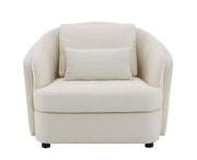 Acme Furniture Mariko Beige Chair with Pillow